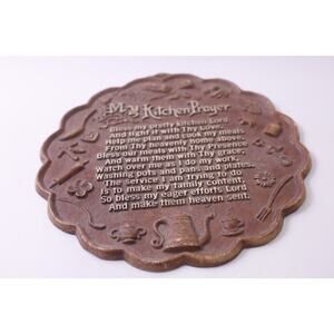 Kitchen Prayer, Plaque, Wall Hanging, Wall Decor, Vintage, ~ 250622-WH 355